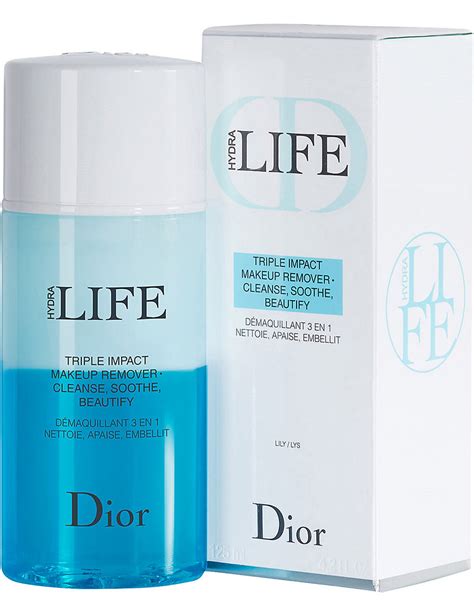 Dior Hydra Life Triple impact makeup remover • cleanse, soothe 